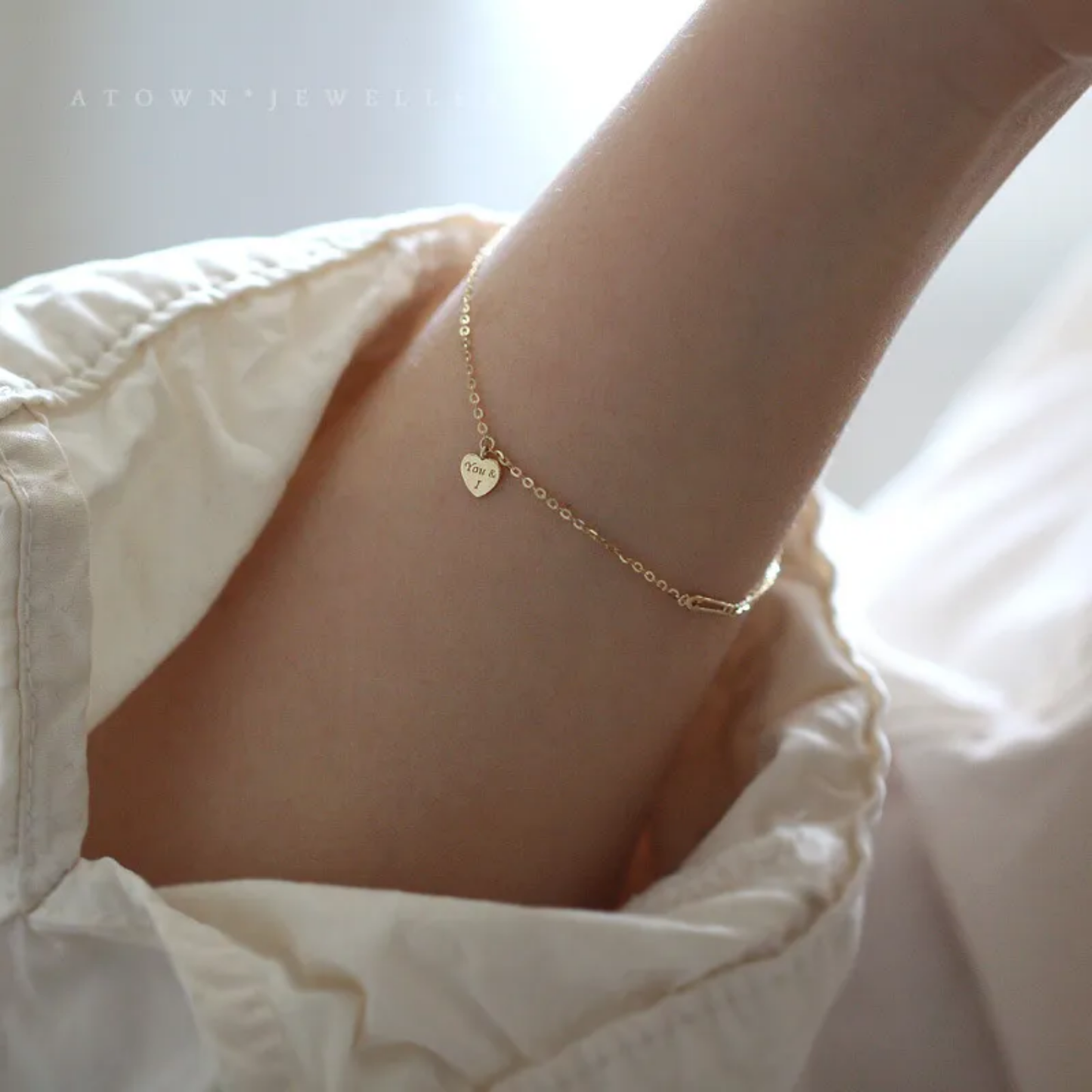 SS Pulsera Needle Heart
