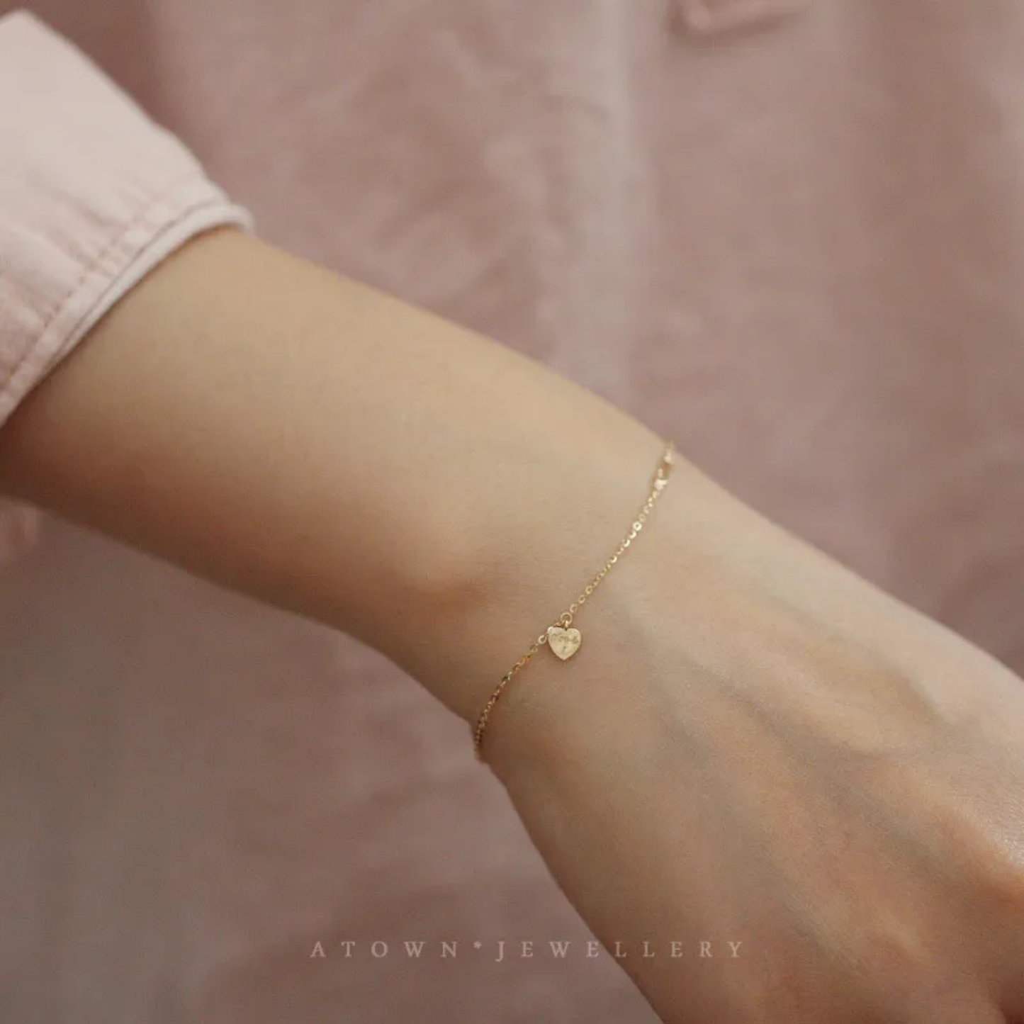 SS Pulsera Needle Heart