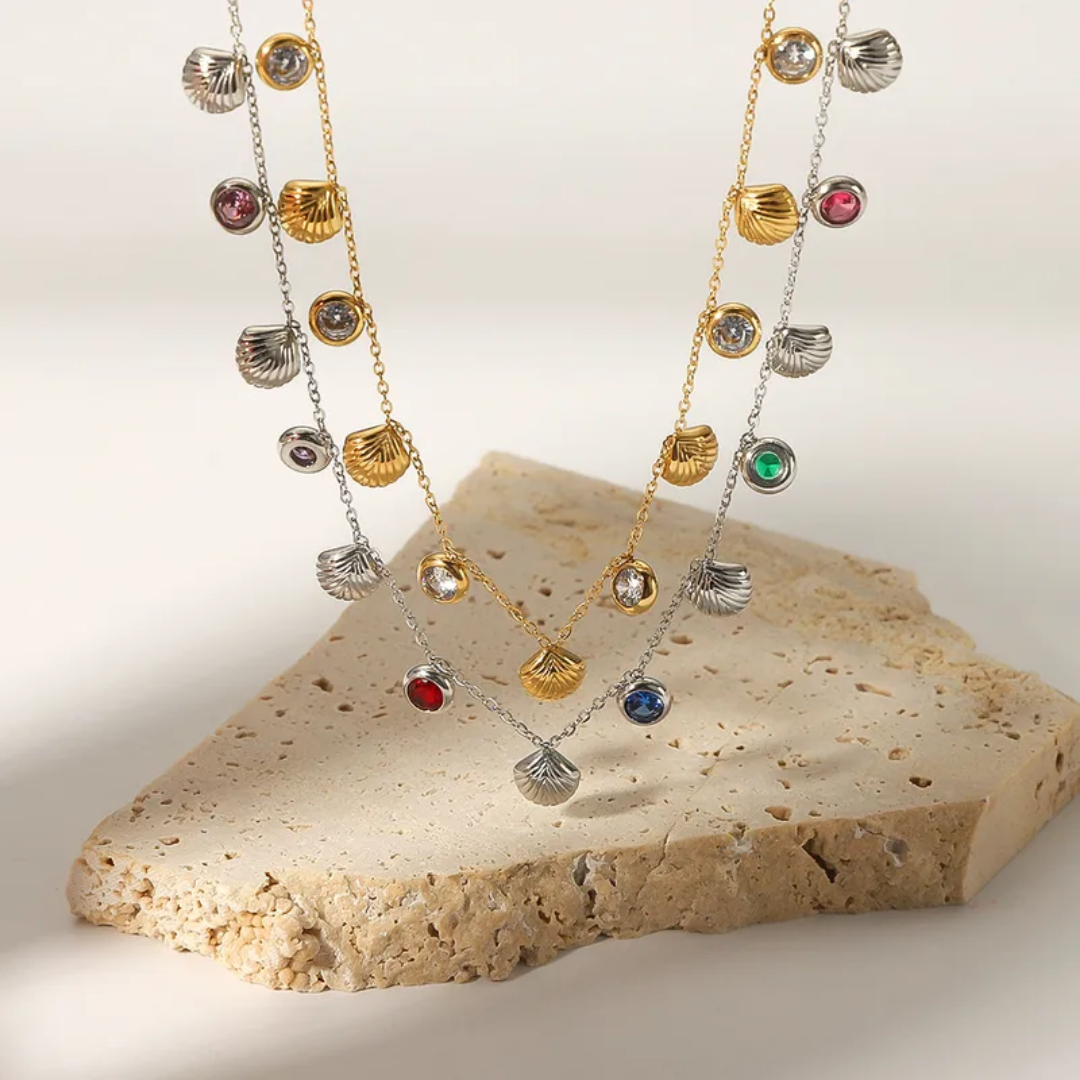 Collar Cristal Concha