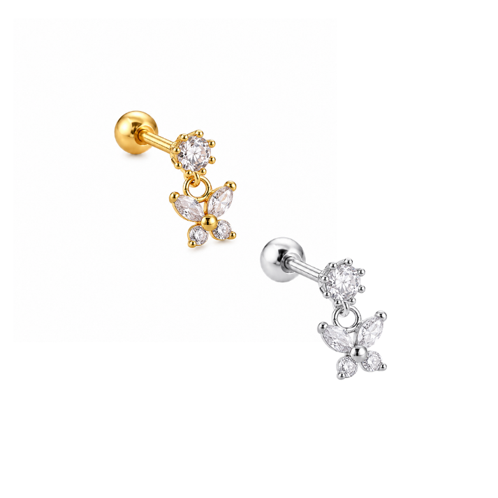 Piercing Mariposa Zirconia