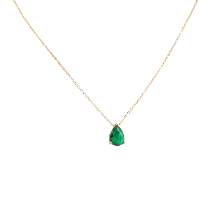 Collar Birthstone Teardrop