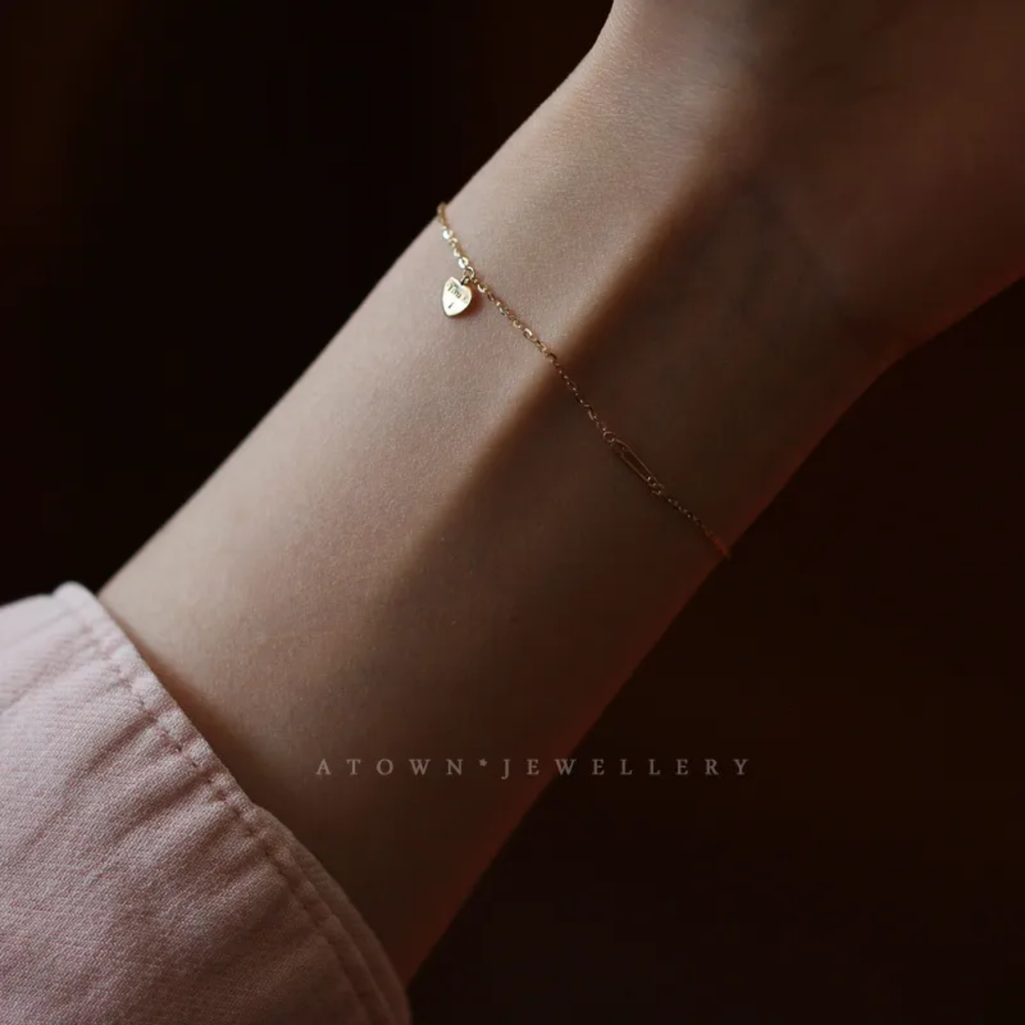 SS Pulsera Needle Heart