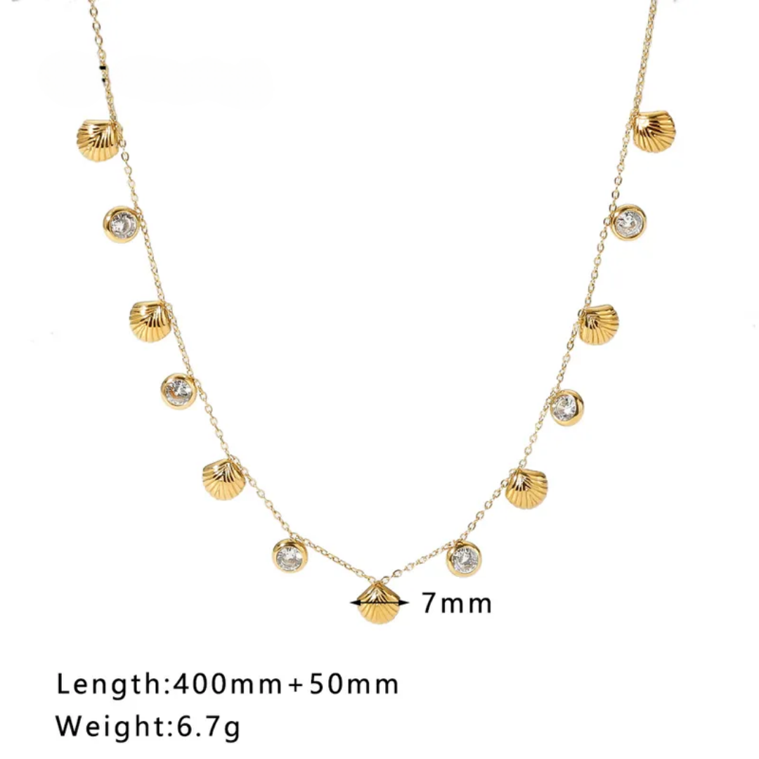 Collar Cristal Concha