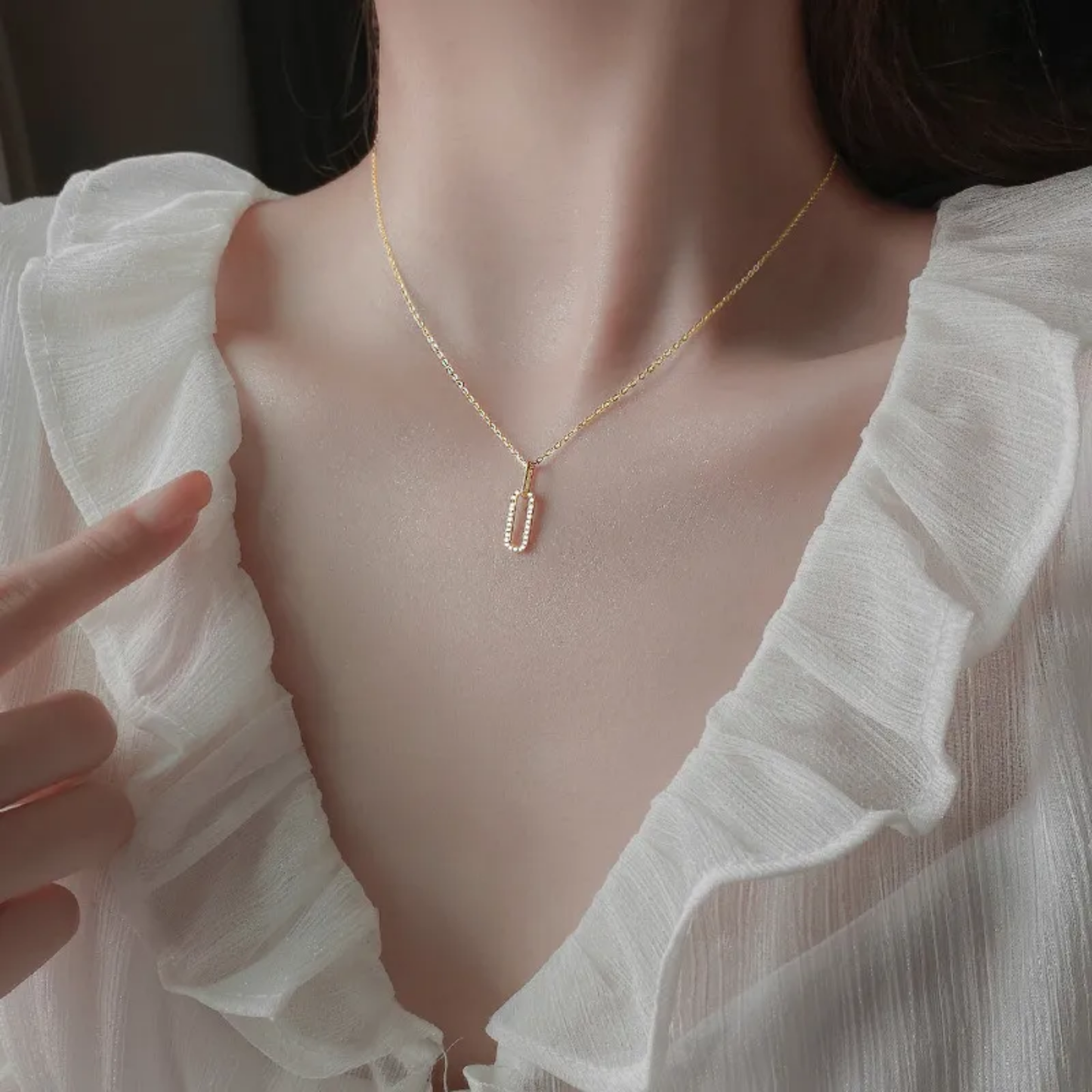 SS Collar Ovalada
