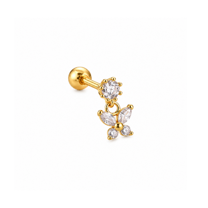 Piercing Mariposa Zirconia
