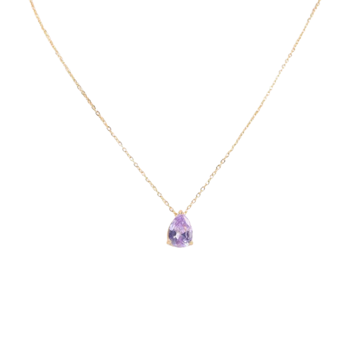 Collar Birthstone Teardrop