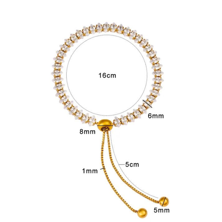 Pulsera Tenis Marquise
