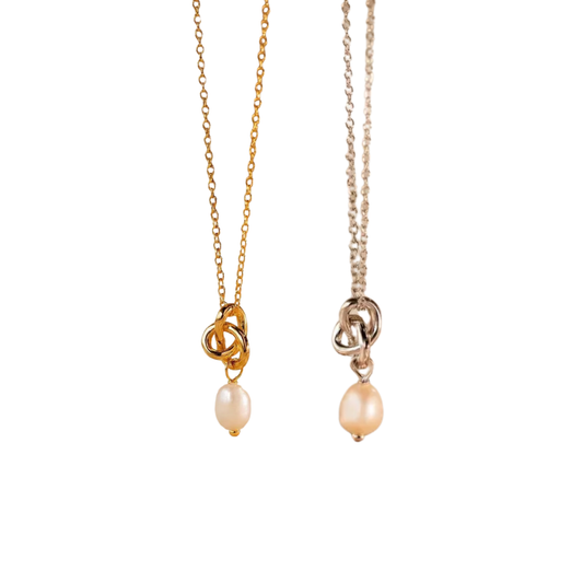 Collar Perla Nudo