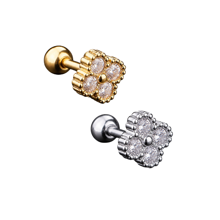 Piercing Clover Zirconias