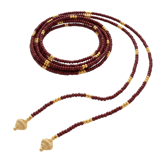 Collar Corbata Vino