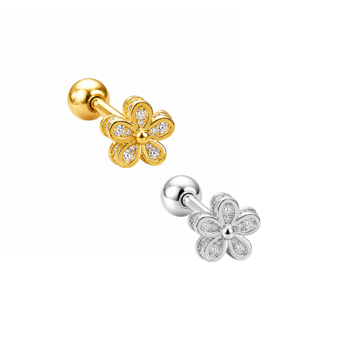 Piercing Flower Zirconias
