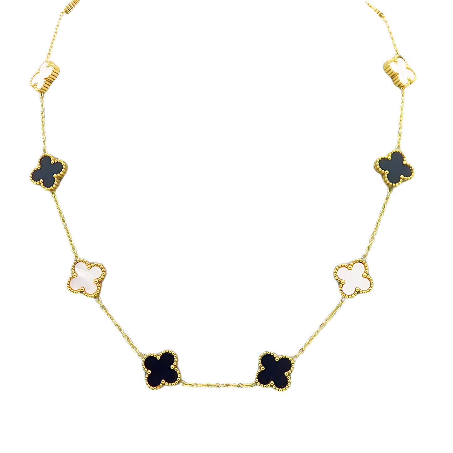 Collar Trebol Completo Mixed