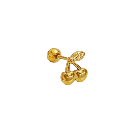 Piercing Cereza Dorado