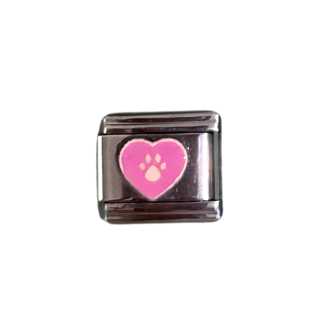 IBP Charm Huella rosa