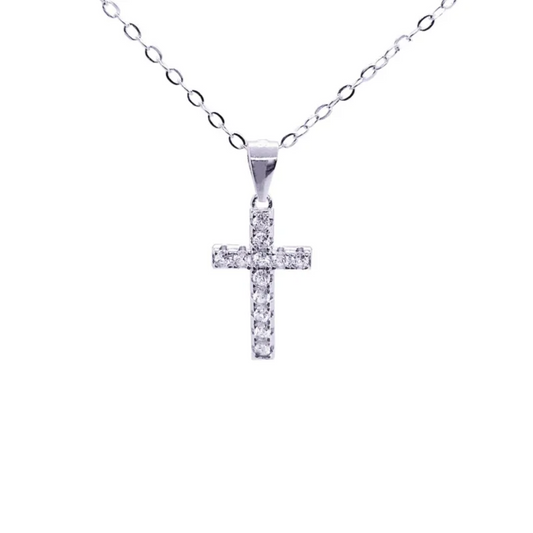 SS Collar Plata Cruz