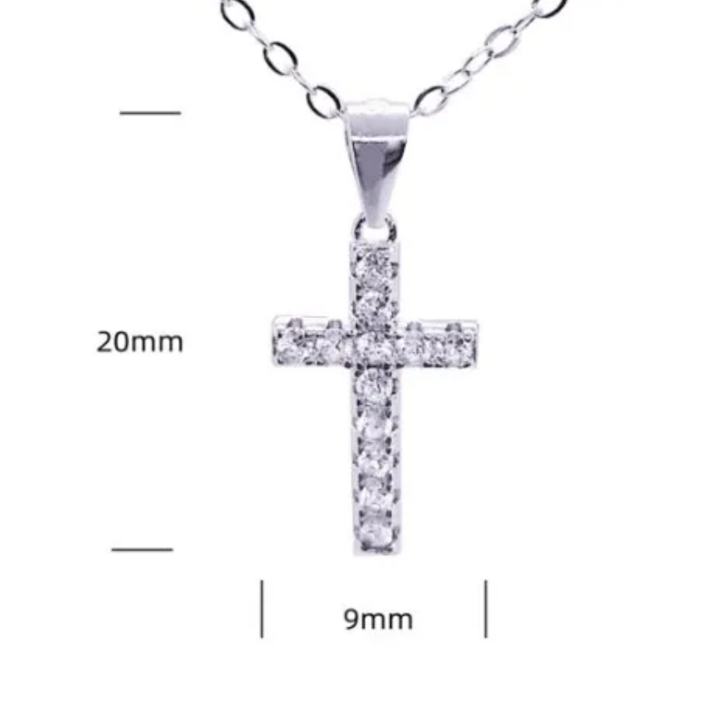 SS Collar Plata Cruz