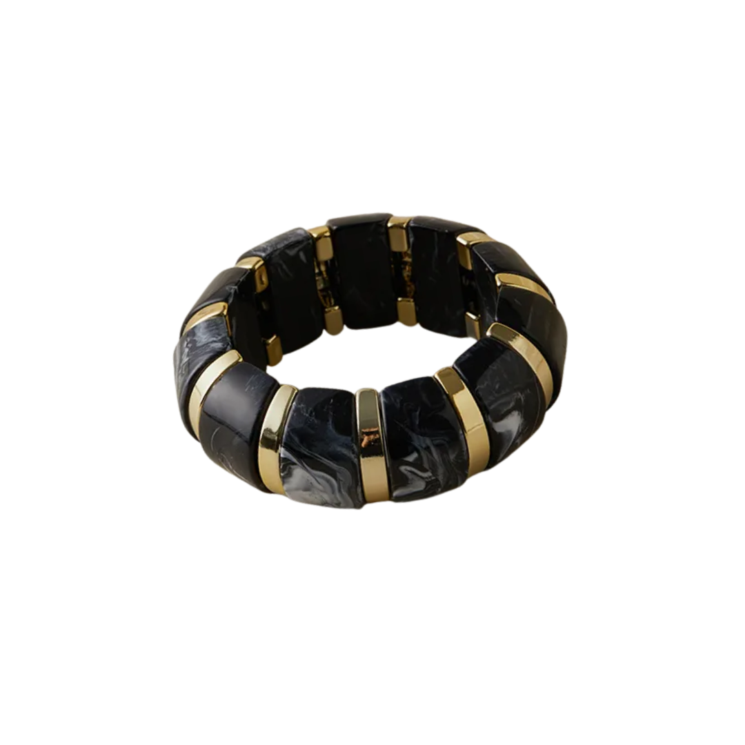 Pulsera Jade Black Flexible