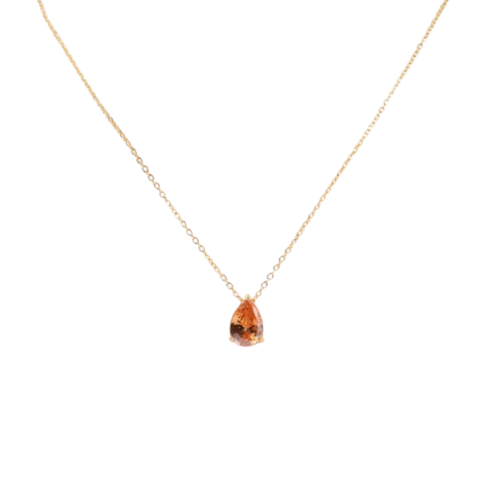 Collar Birthstone Teardrop