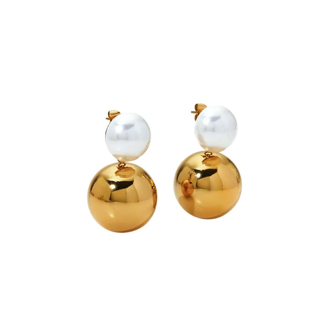 Aretes Sphere Perla