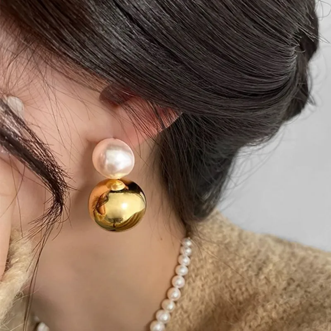 Aretes Sphere Perla