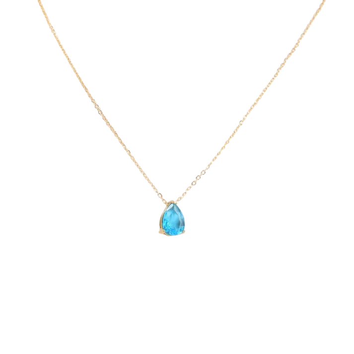 Collar Birthstone Teardrop