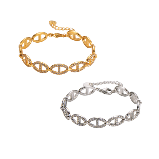 Pulsera Christian zirconias