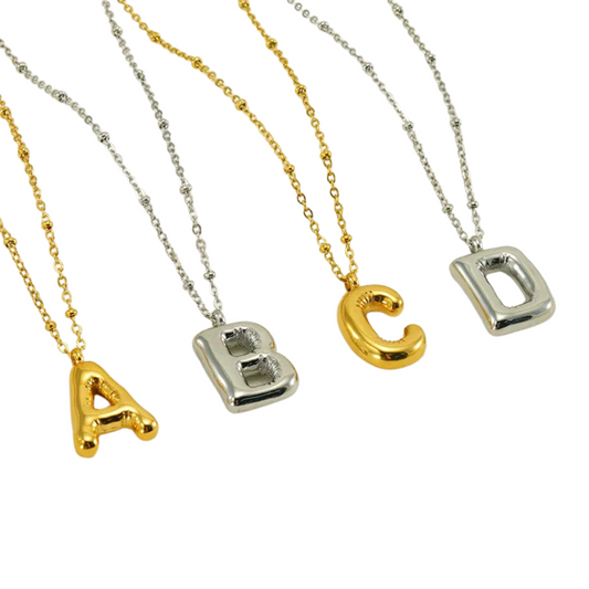 Collar Letras Lisas