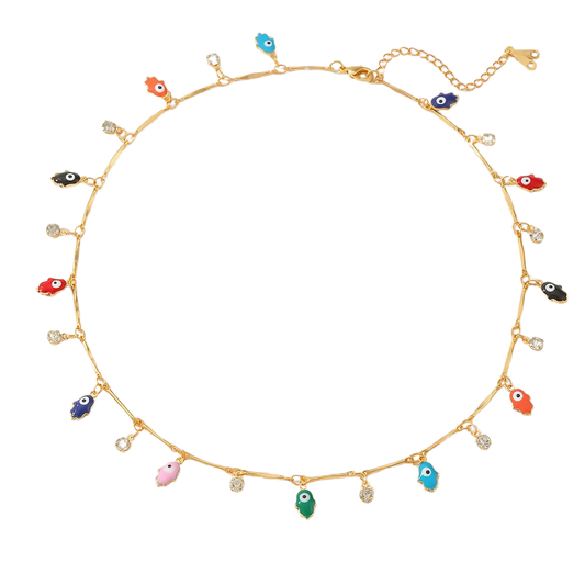 Collar Ojitos Colores