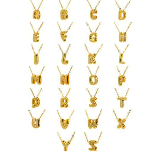 Collar Letras Bubble Mini