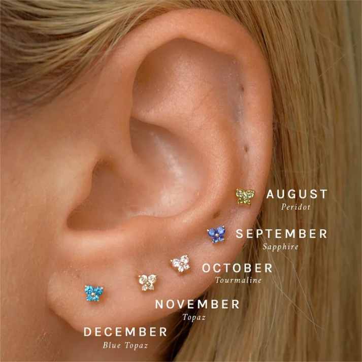 Piercing Mariposa Birthstone