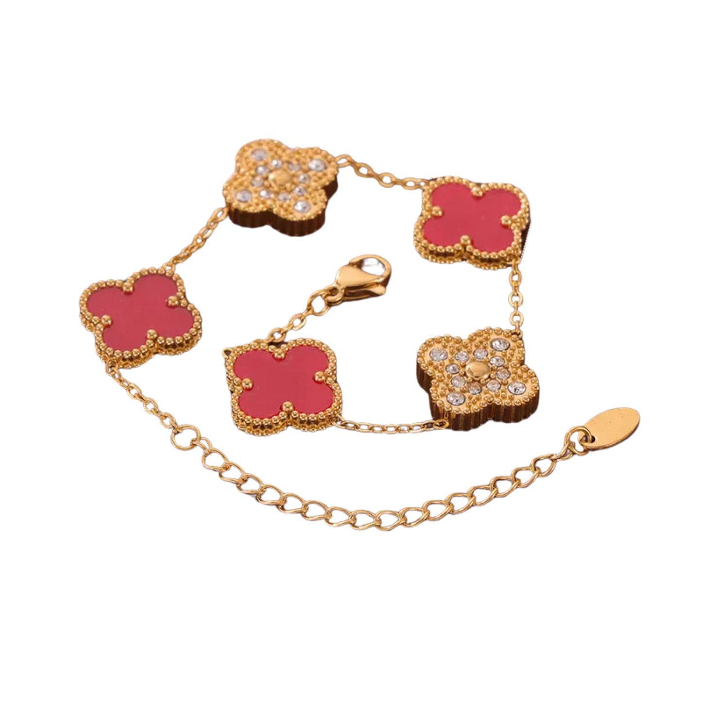Pulsera Trebol Chispa Colores