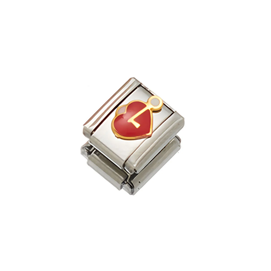 IB Charm llave corazón