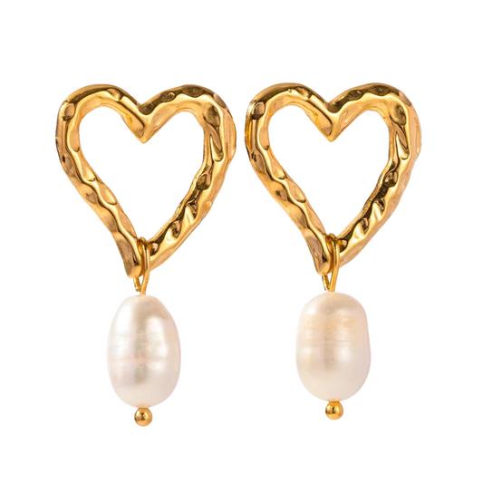Aretes Heart Clam