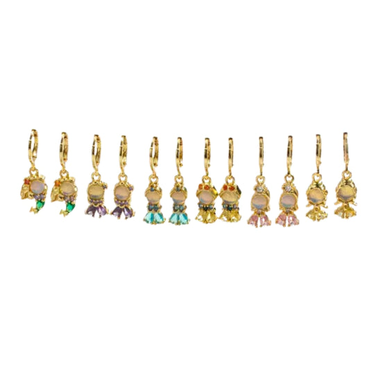 Aretes Princesas Hoops