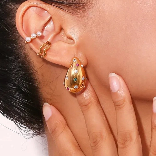 Aretes Perla Drop