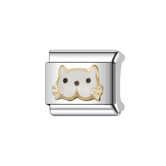 IB Charm gatito blanco