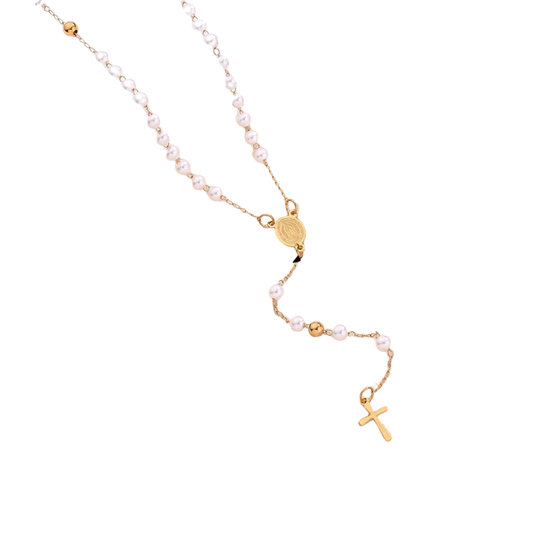 Collar Rosario Perla