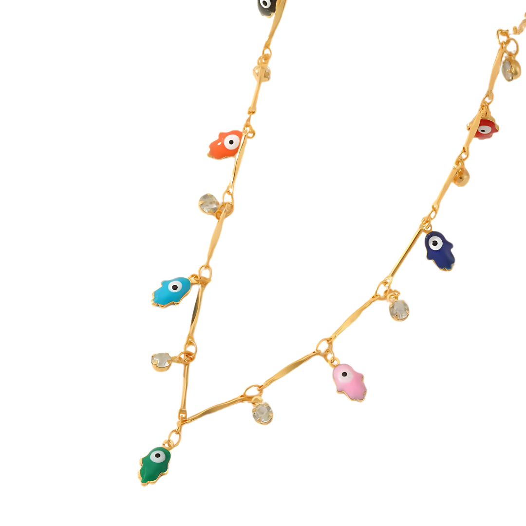 Collar Ojitos Colores