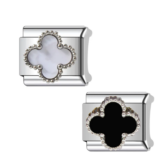 IB Charm Trebol Plata