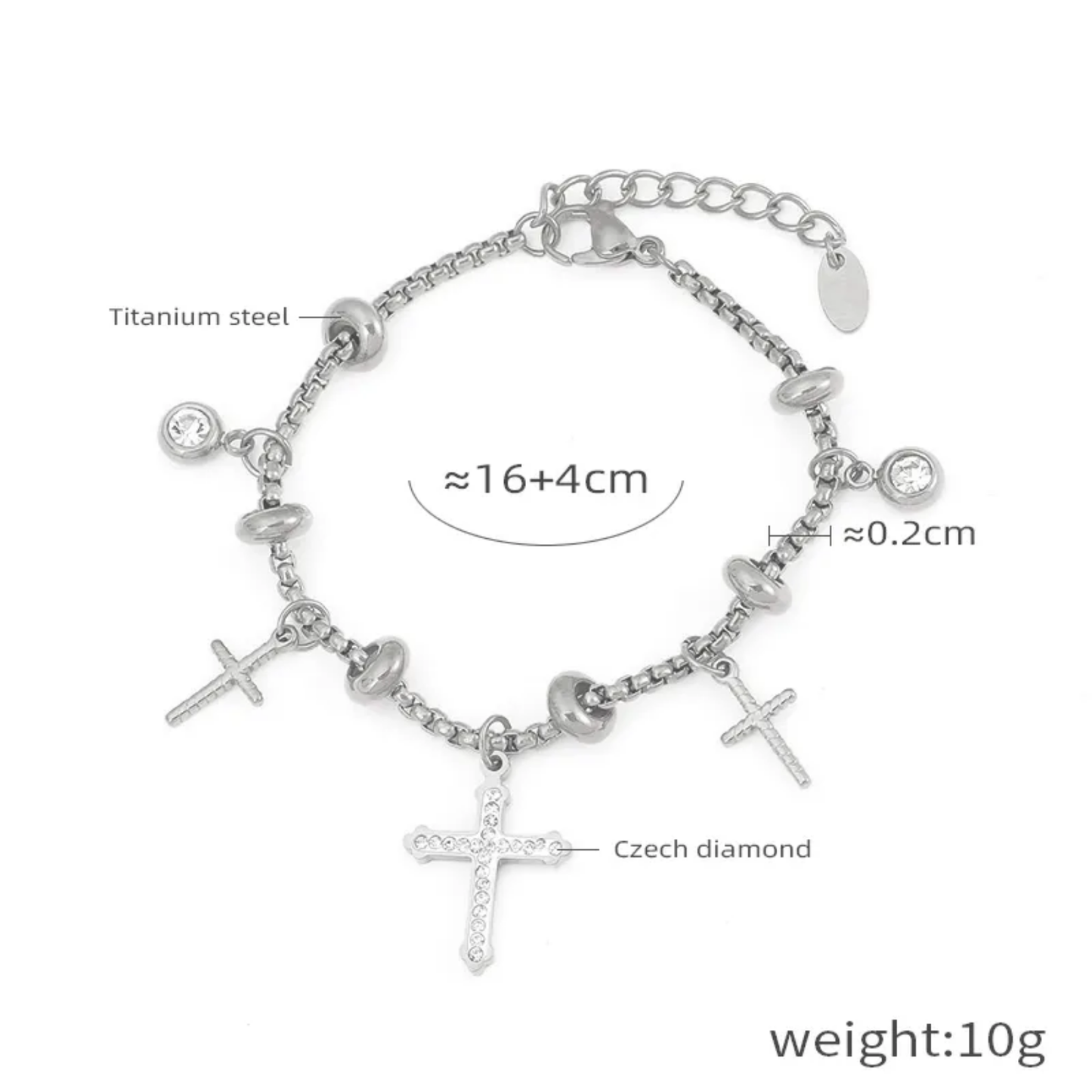 Pulsera Cruces