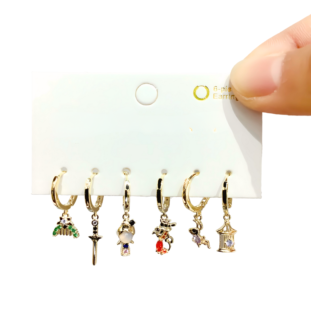 Aretes Princesas Studs