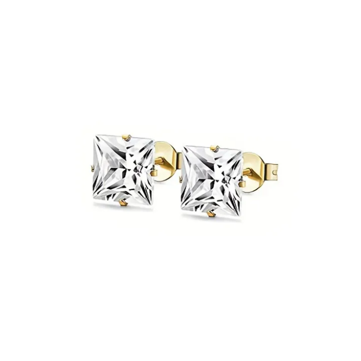 Aretes Zircon Cubo
