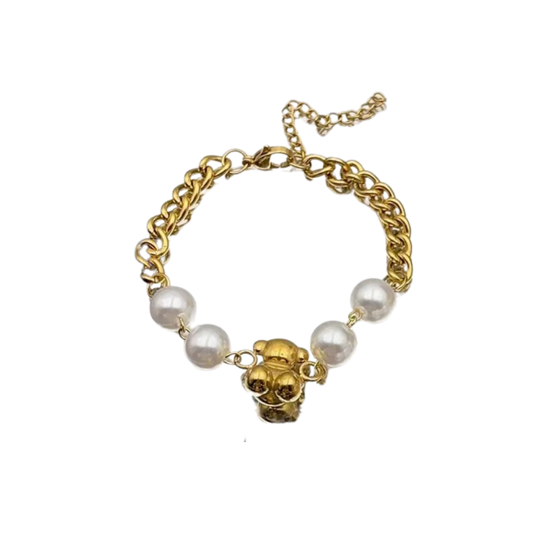 Pulsera Osito Perla