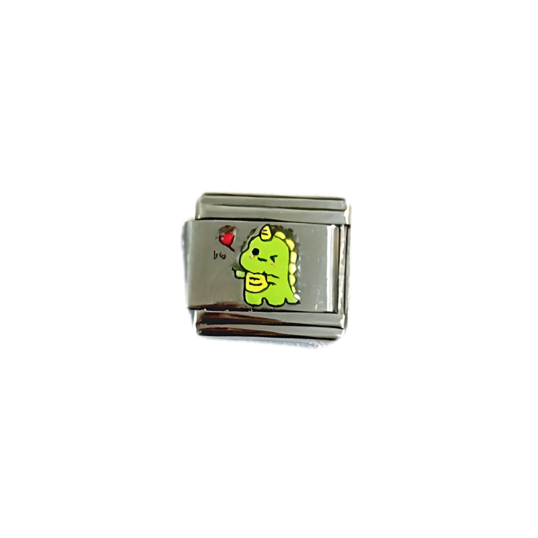 IBP Charm Dinosaurio corazon