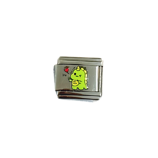IBP Charm Dinosaurio corazon
