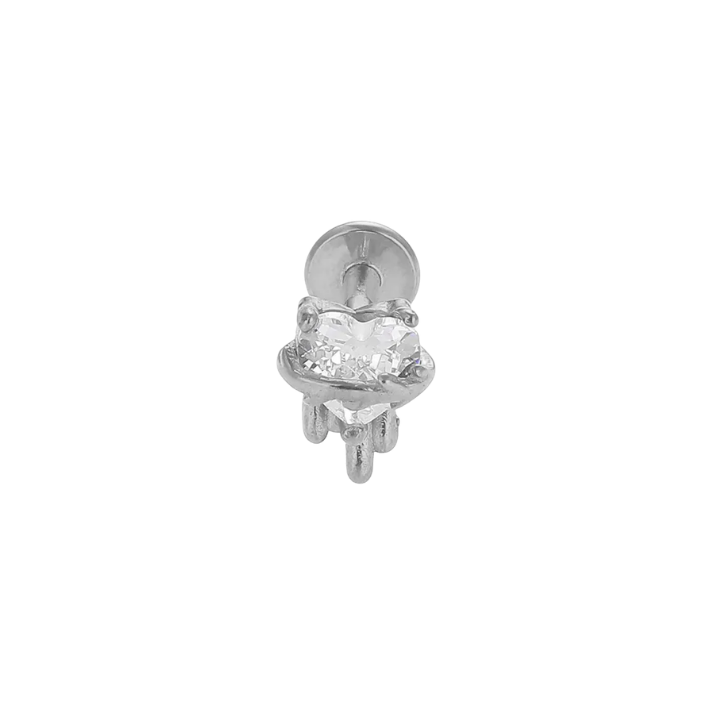 Piercing Flat Corazón Derretido