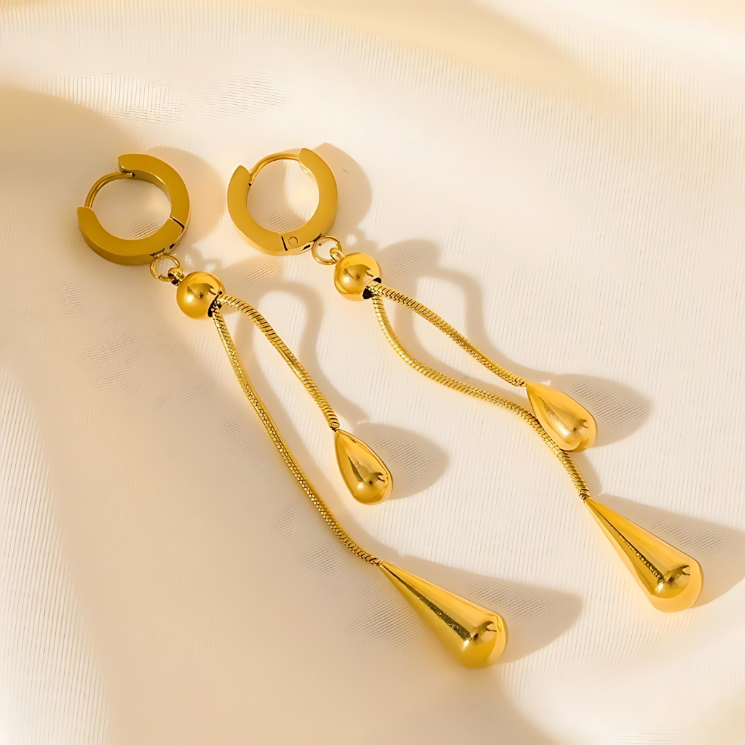 Aretes drop long