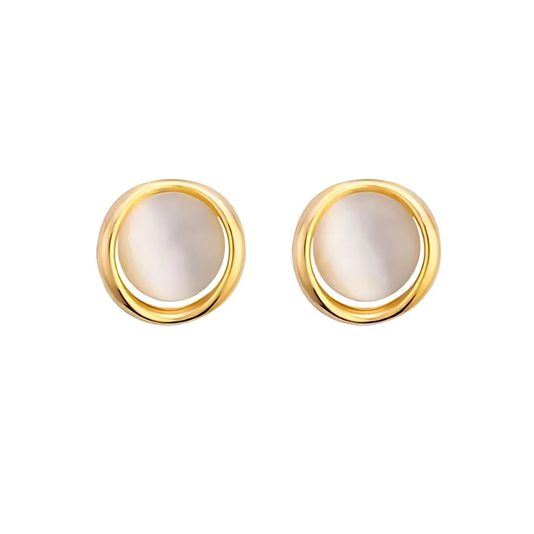 Aretes Clip Blanco