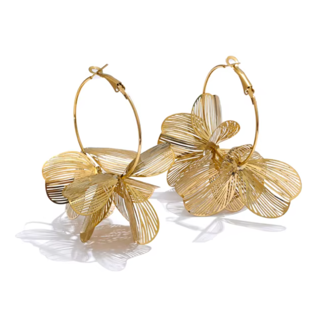 Aretes Arracadas Rose