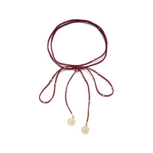 Collar Bow Red